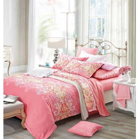 華智家紡 正品高檔長絨棉四件套歐式床上用品 純棉床單被套 米蘭之約